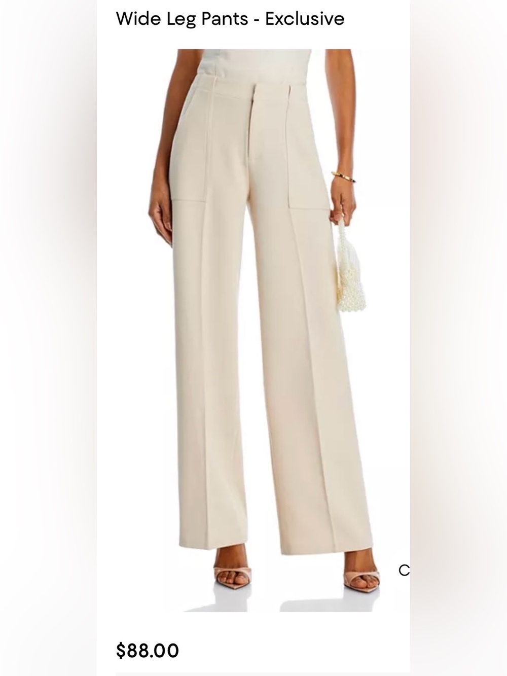 Aqua Wide Leg Women's Pants in Light Blue